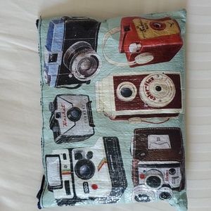 Blue Q Cameras Graphic Accessory/Pencil Zipper Bag